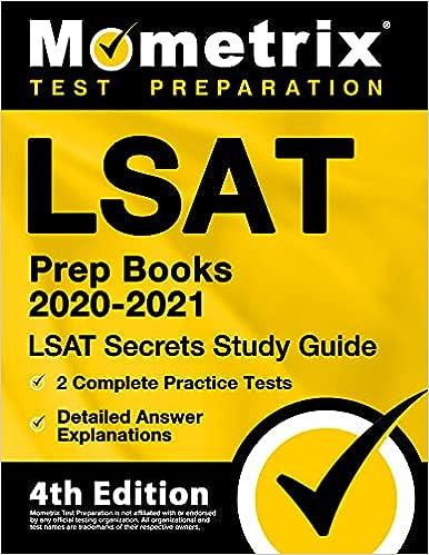 lsat prep books lsat secrets study guide 2020-2021 4th edition mometrix test preparation 1516728610,