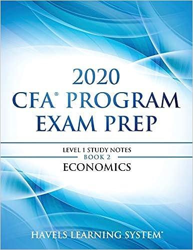 CFA Program Exam Prep Level 1 Study Notes Book 2 Economics 2020