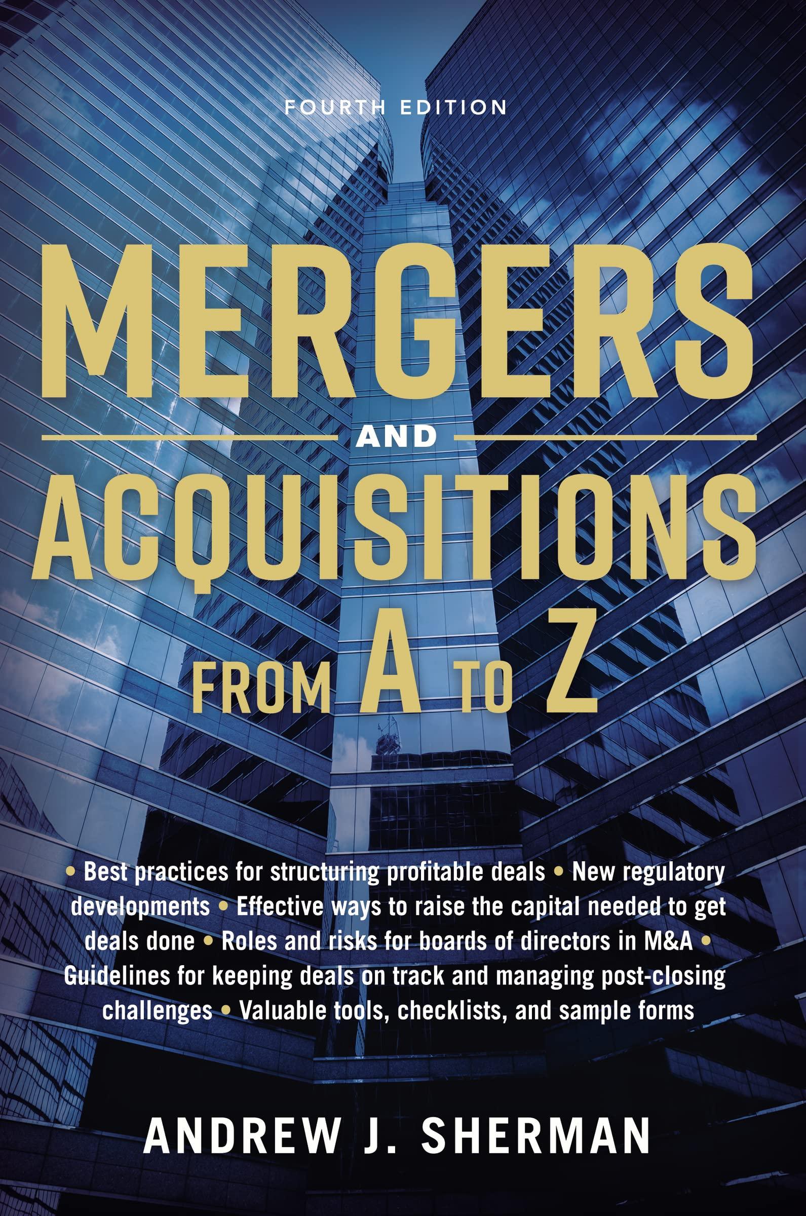 mergers and acquisitions from a to z 4th edition andrew sherman 0814439020, 978-0814439029