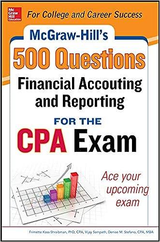 500 questions financial accounting and reporting  for the cpa exam 1st edition frimette kass shraibman, vijay
