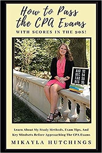 how to pass the cpa exams with scores in the 90s 1st edition mikayla hutchings 1693183706, 978-1693183706
