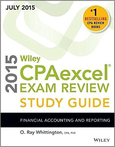 wiley cpaexcel exam review study guide financial accounting and reporting 2015 14th edition o. ray