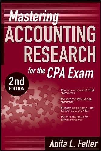 mastering accounting research for the cpa exam 2nd edition anita l. feller 0470293381, 978-0470293386