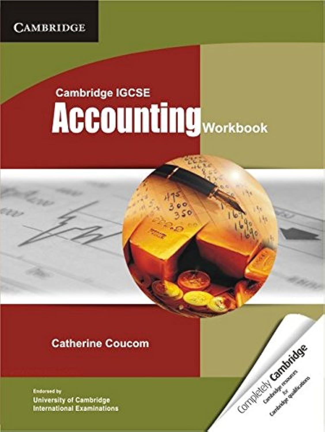 cambridge igcse accounting workbook 1st edition catherine coucom 0415384206, 978-0415384209
