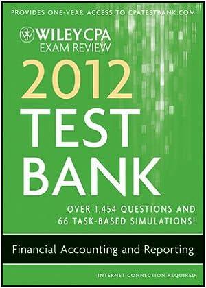 wiley cpa exam review test bank over 1454 questions and 66 task based simulations financial accounting and