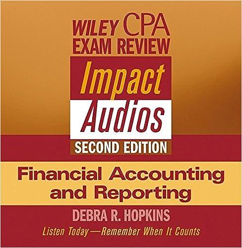 wiley cpa exam review impact audios financial accounting and reporting 2nd edition debra r. hopkins