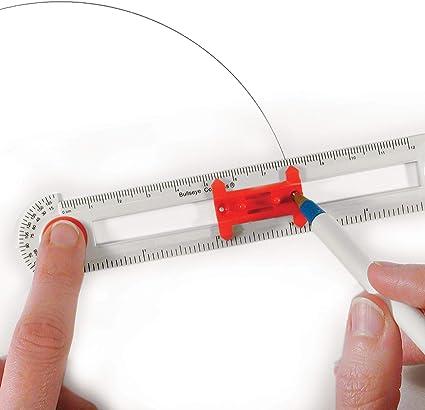 learning resources safe-t bullseye compass, ruler, protractor  learning resources b0013pa13w