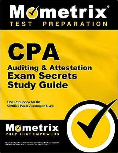 cpa auditing and attestation exam secrets study guide cpa test review for the certified public accountant 1st