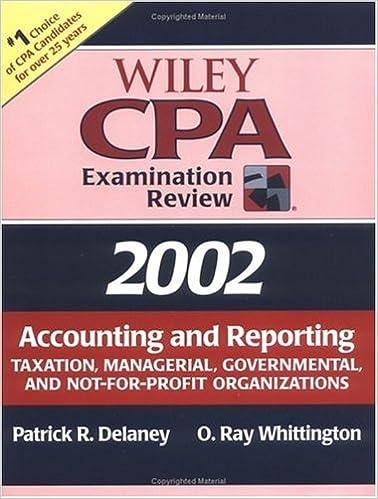 wiley cpa examination review accounting and reporting taxation managerial governmental and not for profit
