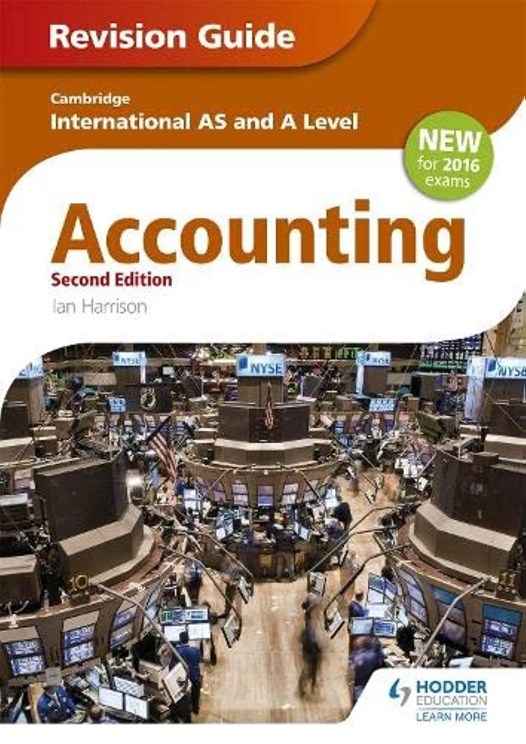 cambridge international as/a level accounting revision guide 2nd edition ian harrison 1471847675,