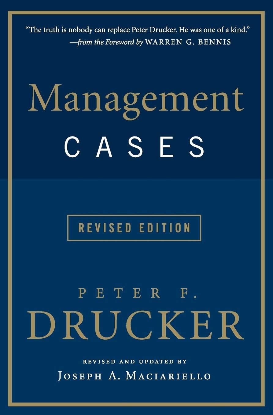 management cases revised edition peter f. drucker 0061435155, 9780061435157