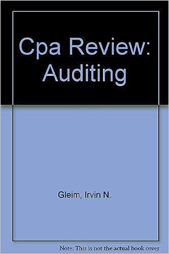 cpa review auditing 1st edition irvin n. gleim 0917537777, 978-0917537776