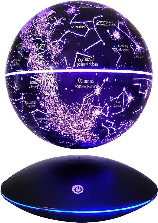 hcnt levitating light globe magnetic floating night light  hcnt b0995qt6sn