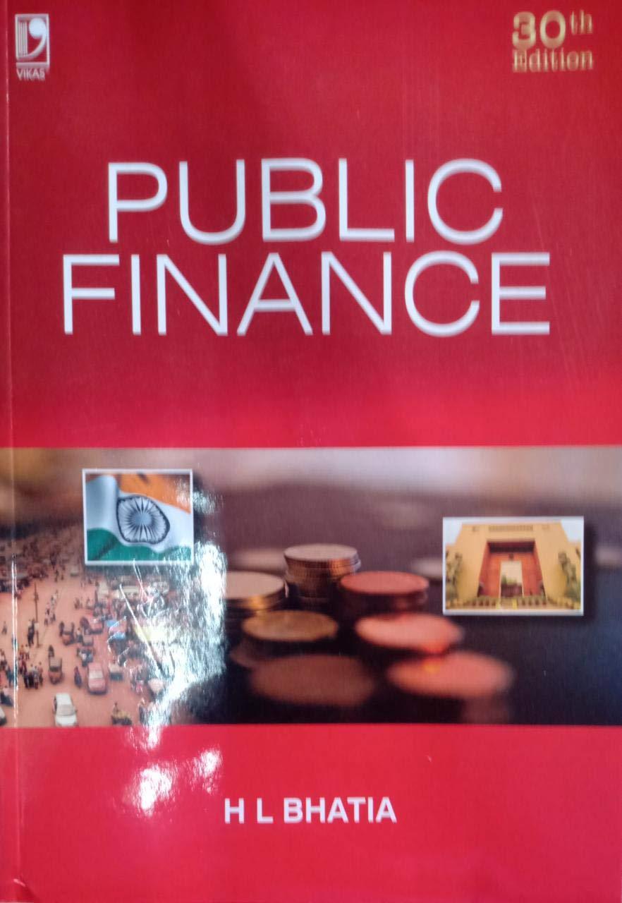 public finance 30th edition h l bhatia 9390080258, 978-9390080250