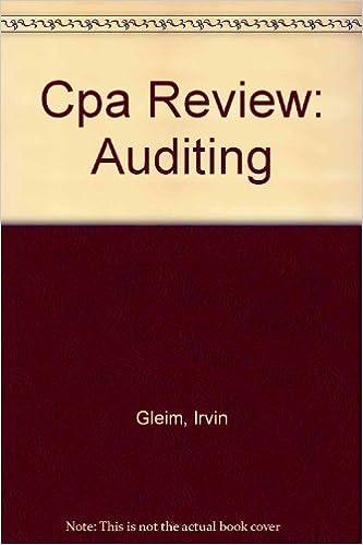 cpa review auditing 1st edition gleim irvin 0917537580, 978-0917537585