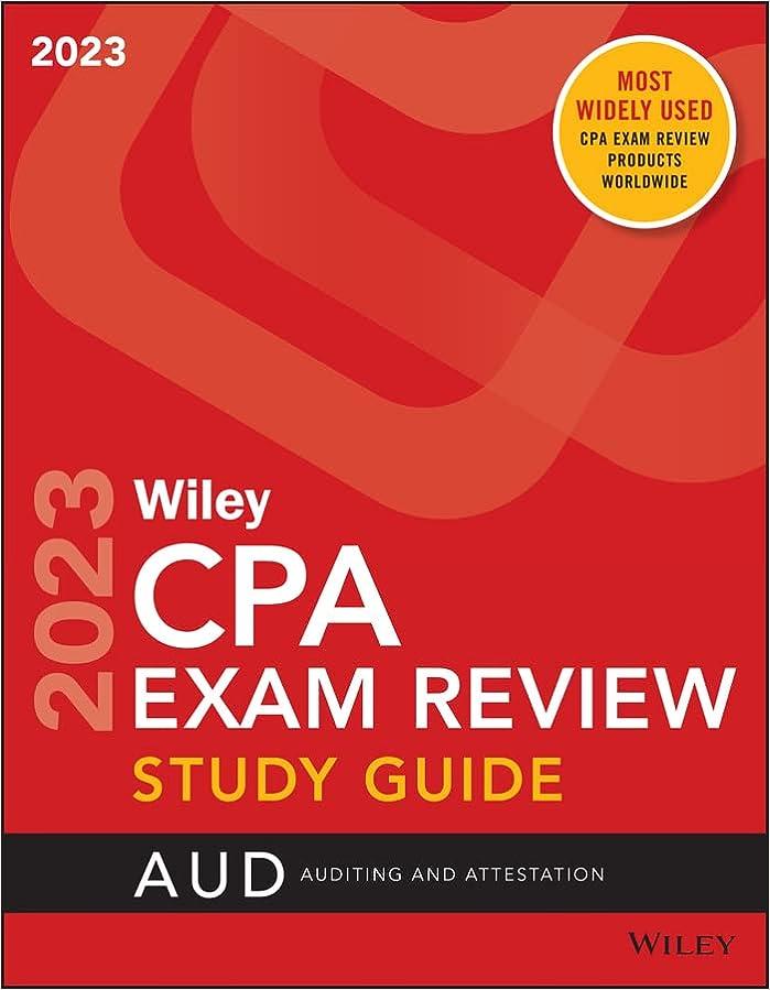 wiley cpa exam review 2023 study guide auditing and attestation 1st edition wiley 1394155603, 978-1394155606