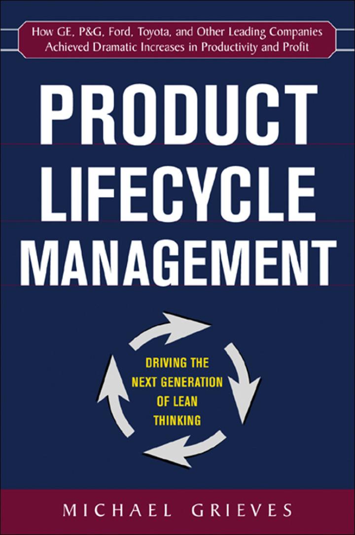 product lifecycle management driving the next generation of lean thinking 1st edition michael grieves
