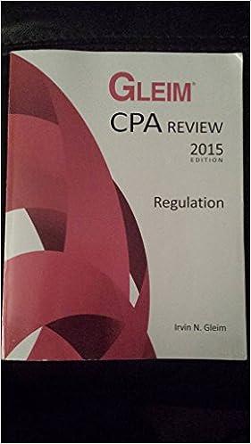 cpa review regulation 2015 2015 edition irvin n. gleim 158194554x, 978-1581945546