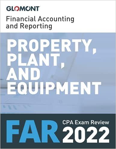 financial accounting and reporting property plant and equipment cpa exam review 2022 2022 edition glomont