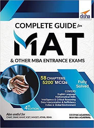 complete guide for mat and other mba entrance exams 4th edition disha experts 9389187524, 978-9389187526