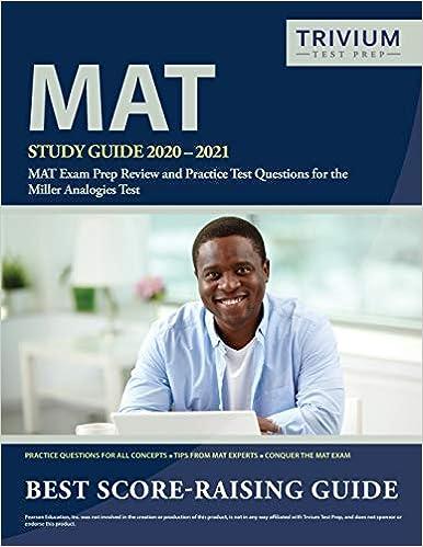 mat study guide 2020-2021 mat exam prep review and practice test questions for the miller analogies test 2020