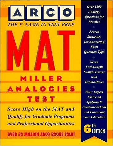 mat miller analogies test score high on the mat and qualify for the graduate program and professional