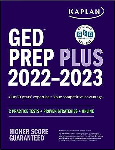 ged test prep plus 2022-2023 2022 edition caren van slyke 1506277357, 978-1506277356