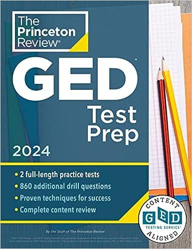 the princeton review ged test prep 2024 2024 edition the princeton review 0593516974, 978-0593516973