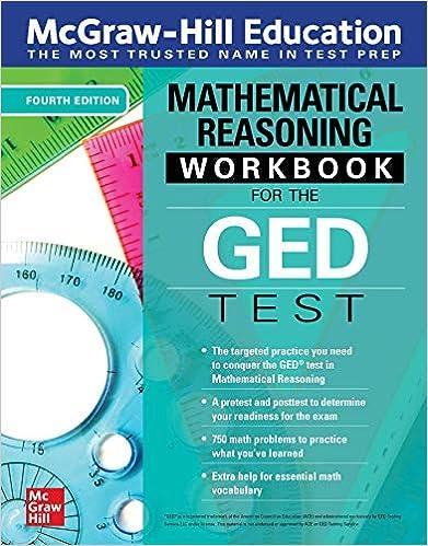 mathematical reasoning workbook for the ged test 4th edition mcgraw hill editors 1264258011, 978-1264258017