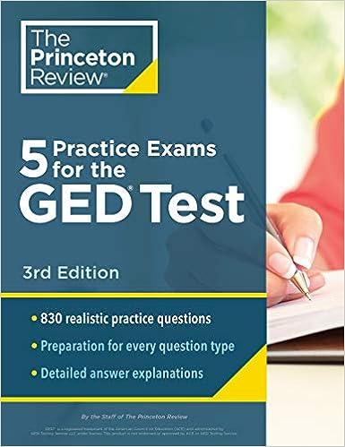 the princeton review 5 practice exams for the ged test 3rd edition the princeton review 0525569251,