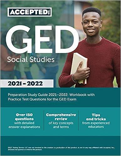 ged social studies preparation study guide 2021-2022 workbook with practice test questions for the ged exam