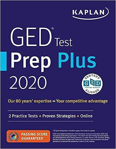 ged test prep plus 2020 2020 edition caren van slyke 1506258662, 978-1506258669