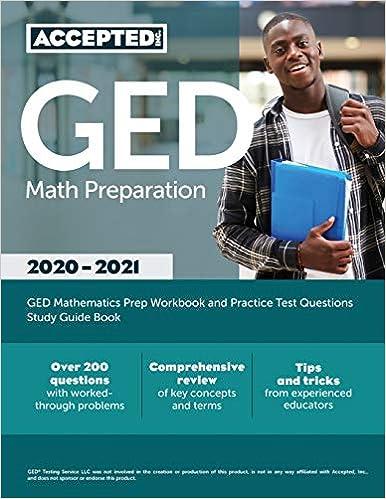 ged math preparation 2020-2021 ged mathematics prep workbook and practice test questions study guide book