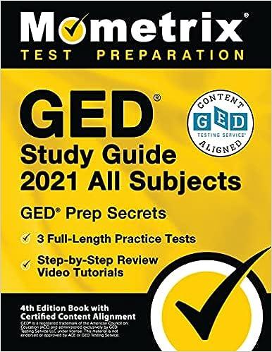 ged study guide 2021 all subjects ged prep secrets 4th edition matthew bowling 1516715284, 978-1516715282