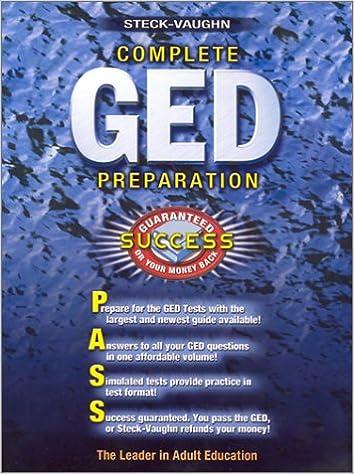 complete ged preparation 1st edition ellen northcutt 0739828371, 978-0739828373