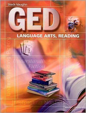ged language arts reading 1st edition steck-vaughn 0739828363, 978-0739828366