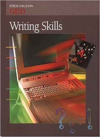 ged writing skills 1st edition steck-vaughn company 0811473619, 978-0811473613
