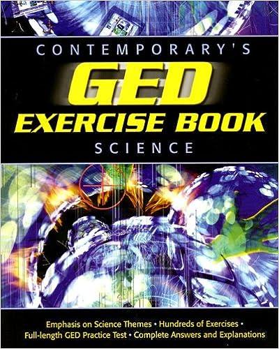 contemporarys ged exercise book science 1st edition jennifer krasula 0809222353, 978-0809222353