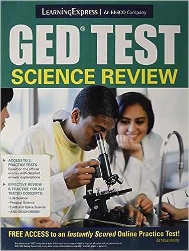 ged test science review 1st edition learningexpress llc editors 1611030870, 978-1611030877