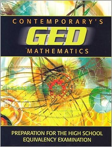 contemporarys ged mathematics preparation for the high school equivalency examination 1st edition jerry