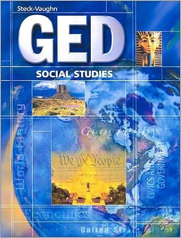 ged social studies 1st edition steck-vaughn 0739828347, 978-0739828342