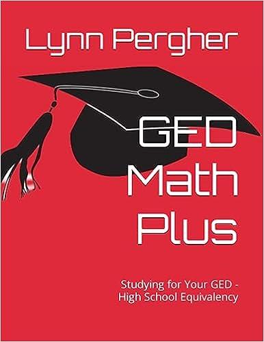 ged math plus studying for your ged high school equivalency 1st edition lynn pergher b0c9s571v8,
