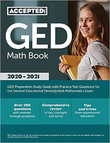 ged math book 2020-2021 ged preparation study guide with practice test questions for the general educational