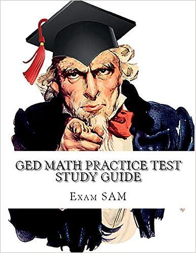 ged math practice test study guide 1st edition exam sam 0999808702, 978-0999808702