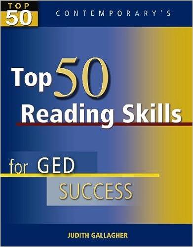 top 50 reading skills for ged success 1st edition judith gallagher 0077044819, 978-0077044817