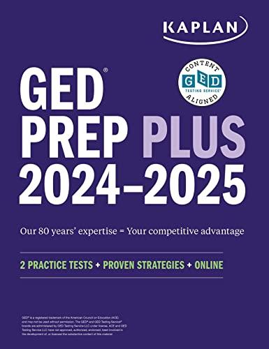 ged test prep plus 2024-2025 2024 edition caren van slyke 1506290442, 978-1506290447
