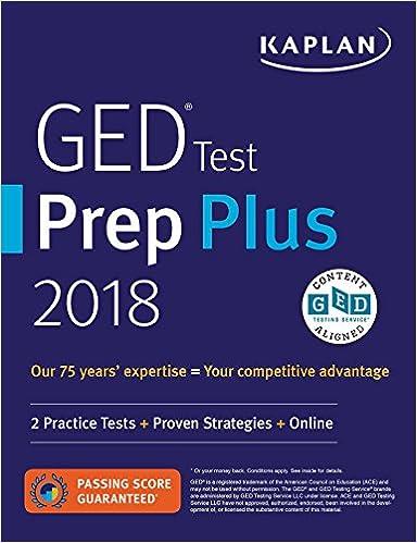 ged test prep plus 2018 2018 edition caren van slyke 1506223605, 978-1506223605
