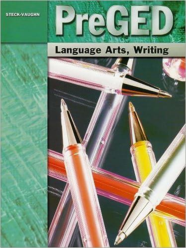 pre ged language arts writing 1st edition steck-vaughn 0739866966, 978-0739866962