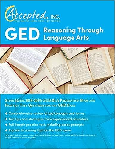 ged reasoning through language arts study guide 2018-2019 ged rla preparation book and practice test