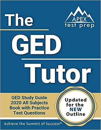 the ged tutor book ged study guide 2020 all subjects with practice test questions updated for the new outline